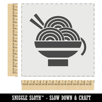 Delicious Ramen Noodles with Chopsticks Wall Cookie DIY Craft Reusable Stencil