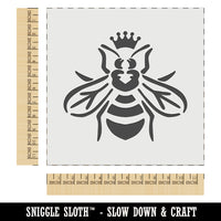 Queen Bee with Crown Honey Hive Wall Cookie DIY Craft Reusable Stencil