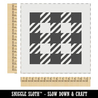 Buffalo Plaid Fabric Fashion Pattern Wall Cookie DIY Craft Reusable Stencil