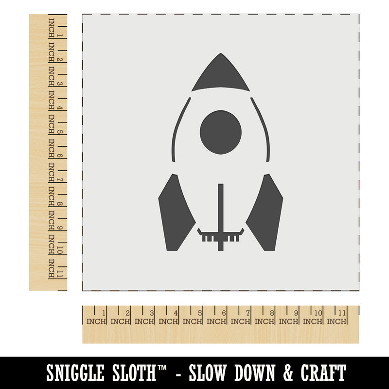 Rocket Space Ship Wall Cookie DIY Craft Reusable Stencil