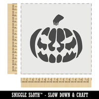 Spooky Halloween Jack o Lantern Pumpkin Wall Cookie DIY Craft Reusable Stencil