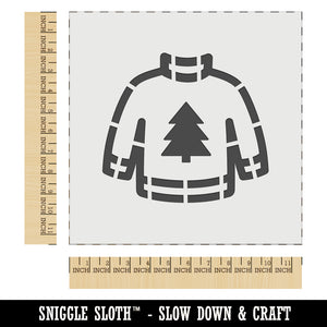 Christmas Ugly Sweater Wall Cookie DIY Craft Reusable Stencil