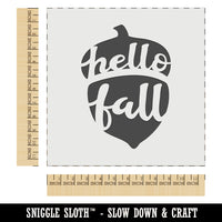 Hello Fall Acorn Wall Cookie DIY Craft Reusable Stencil