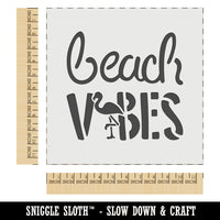 Beach Vibes Flamingo Wall Cookie DIY Craft Reusable Stencil