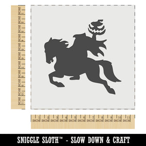 Headless Horseman Halloween Wall Cookie DIY Craft Reusable Stencil