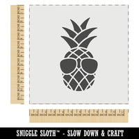 Pineapple Wearing Sunglasses Wall Cookie DIY Craft Reusable Stencil