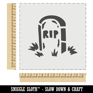 RIP Headstone Gravestone Tombstone Halloween Wall Cookie DIY Craft Reusable Stencil