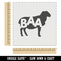 Sheep Baa Farm Animal Wall Cookie DIY Craft Reusable Stencil