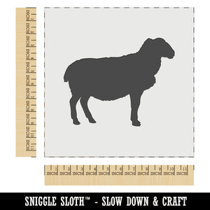 Solid Sheep Farm Animal Wall Cookie DIY Craft Reusable Stencil