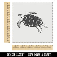 Swimming Sea Turtle Wall Cookie DIY Craft Reusable Stencil