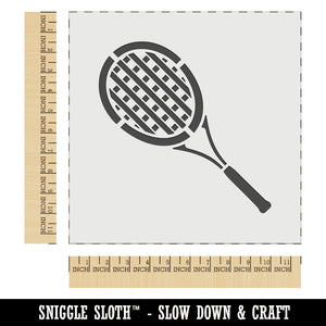 Tennis Racket Racquet Sports Wall Cookie DIY Craft Reusable Stencil