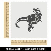 Tyrannosaurus Rex Dinosaur Roaring Wall Cookie DIY Craft Reusable Stencil