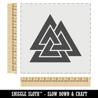 Valknut Symbol Viking Wall Cookie DIY Craft Reusable Stencil