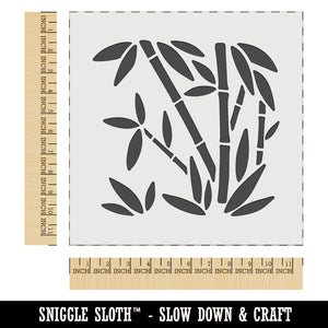 Bamboo Plants Wall Cookie DIY Craft Reusable Stencil