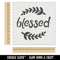 Blessed Wheat Strands Wall Cookie DIY Craft Reusable Stencil