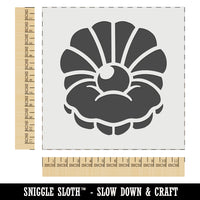 Pearl in Shell Wall Cookie DIY Craft Reusable Stencil