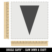 Solid Pennant Triangle Flag Wall Cookie DIY Craft Reusable Stencil