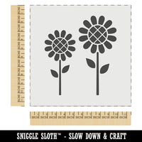 Sunflower Pair Wall Cookie DIY Craft Reusable Stencil