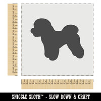 Bichon Frise Dog Solid Wall Cookie DIY Craft Reusable Stencil