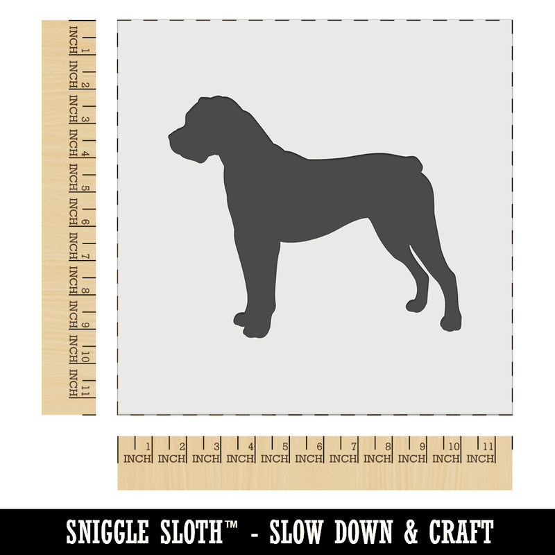 Boerboel Dog Solid Wall Cookie DIY Craft Reusable Stencil