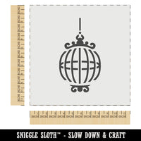 Fancy Ornate Bird Cage Wall Cookie DIY Craft Reusable Stencil