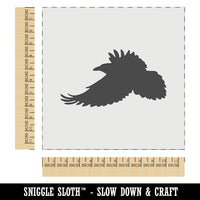 Flying Raven Bird Wall Cookie DIY Craft Reusable Stencil