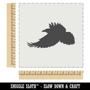 Flying Raven Bird Wall Cookie DIY Craft Reusable Stencil