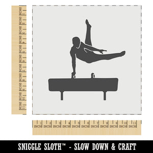 Pommel Horse Artistic Gymnastics Wall Cookie DIY Craft Reusable Stencil