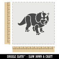 Triceratops Dinosaur Wall Cookie DIY Craft Reusable Stencil