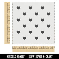 Hearts Polka Dots Wall Cookie DIY Craft Reusable Stencil