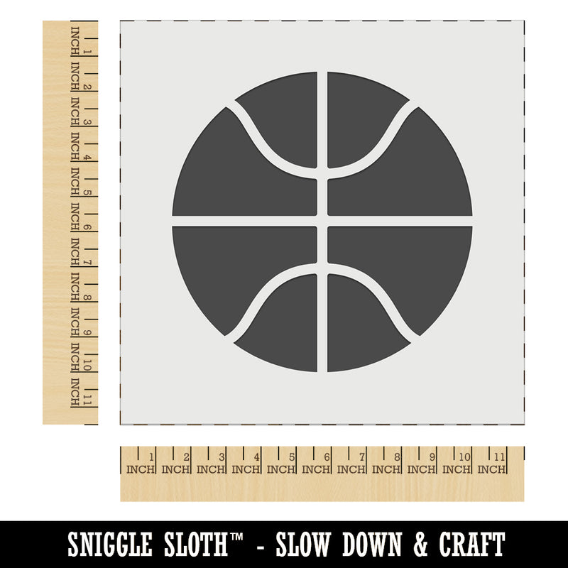Basketball Sports Ball Wall Cookie DIY Craft Reusable Stencil