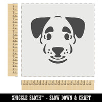 Puppy Dog with Big Eyebrows Wall Cookie DIY Craft Reusable Stencil