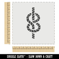 Rope Knot Sailing Figure Eight Flemish Knot Wall Cookie DIY Craft Reusable Stencil