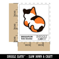 Cat Backside Waterproof Vinyl Phone Tablet Laptop Water Bottle Sticker Set - 5 Pack