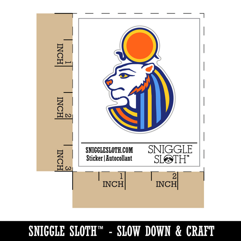 Sekhmet Head Egyptian Goddess of War Waterproof Vinyl Phone Tablet Laptop Water Bottle Sticker Set - 5 Pack