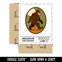 Bigfoot Sasquatch Mythical Creature Cryptid Waterproof Vinyl Phone Tablet Laptop Water Bottle Sticker Set - 5 Pack