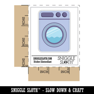 Washing Machine Laundry Waterproof Vinyl Phone Tablet Laptop Water Bottle Sticker Set - 5 Pack