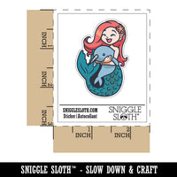 Mermaid Hugging Baby Narwhal Waterproof Vinyl Phone Tablet Laptop Water Bottle Sticker Set - 5 Pack