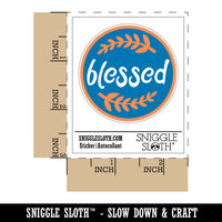 Blessed Wheat Strands Waterproof Vinyl Phone Tablet Laptop Water Bottle Sticker Set - 5 Pack