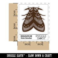 Resting Moth Bug Insect Waterproof Vinyl Phone Tablet Laptop Water Bottle Sticker Set - 5 Pack