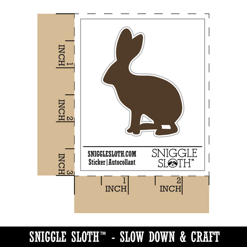 Jack Rabbit Silhouette Waterproof Vinyl Phone Tablet Laptop Water Bottle Sticker Set - 5 Pack