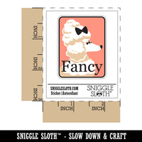 Fancy Posh Poodle Dog Bougie Waterproof Vinyl Phone Tablet Laptop Water Bottle Sticker Set - 5 Pack