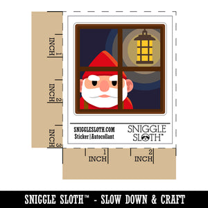 Grumpy Gnome Window Funny Waterproof Vinyl Phone Tablet Laptop Water Bottle Sticker Set - 5 Pack