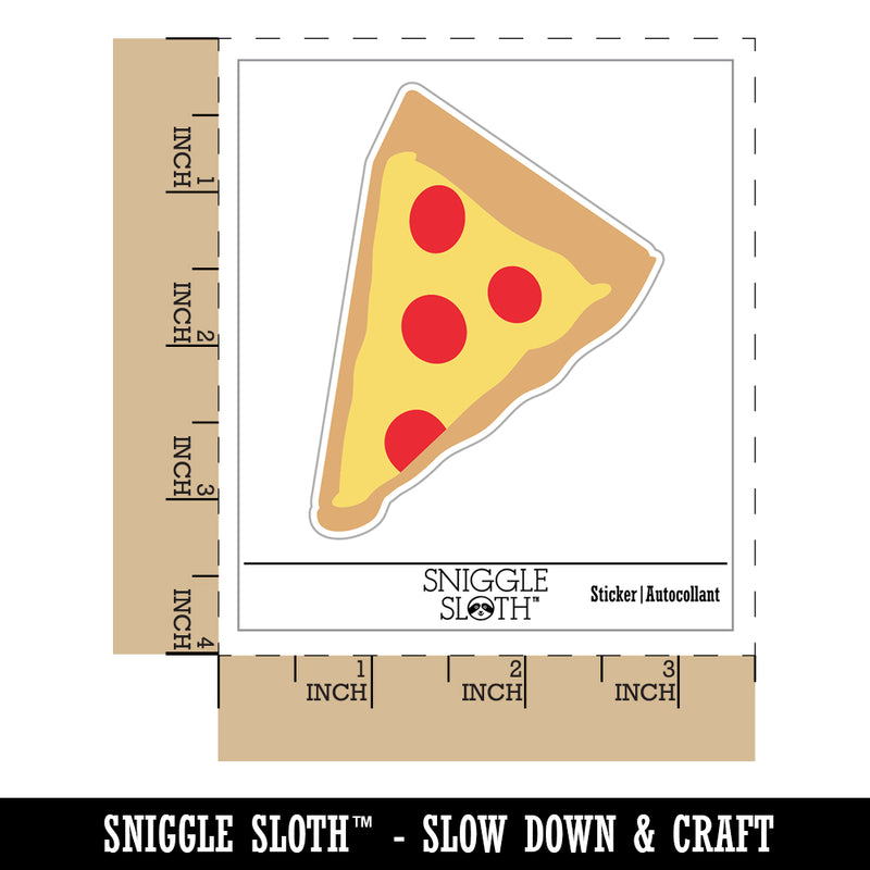 Pizza Slice Abstract Waterproof Vinyl Phone Tablet Laptop Water Bottle Sticker Set - 5 Pack