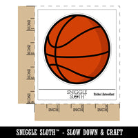 Basketball Sport Waterproof Vinyl Phone Tablet Laptop Water Bottle Sticker Set - 5 Pack