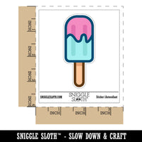 Popsicle Ice Cream on Stick Summer Waterproof Vinyl Phone Tablet Laptop Water Bottle Sticker Set - 5 Pack