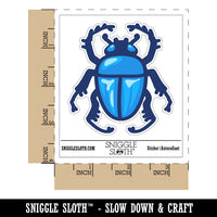 Scarab Beetle Waterproof Vinyl Phone Tablet Laptop Water Bottle Sticker Set - 5 Pack