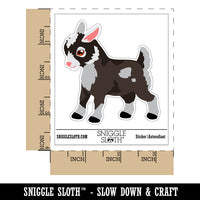 Cute Baby Goat Waterproof Vinyl Phone Tablet Laptop Water Bottle Sticker Set - 5 Pack