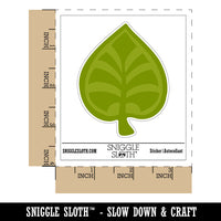 Intricate Leaf Design Waterproof Vinyl Phone Tablet Laptop Water Bottle Sticker Set - 5 Pack