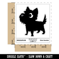 Lovable Cartoon Cairn Terrier Waterproof Vinyl Phone Tablet Laptop Water Bottle Sticker Set - 5 Pack